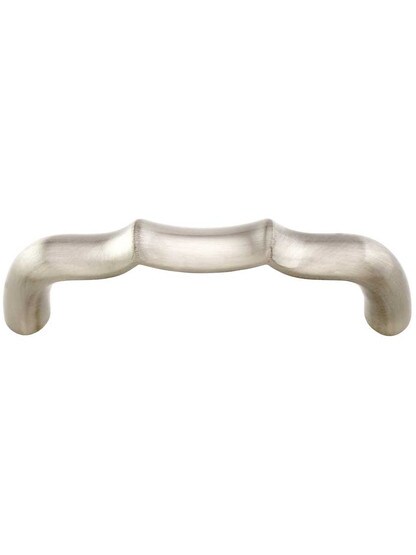 Trellis Cabinet Pull - 3 inch Center-to-Center in Satin Nickel.